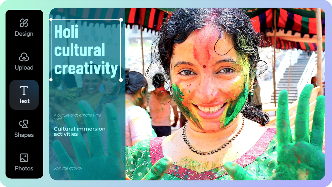 Create cultural illustration invitations